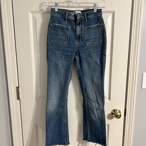 ZARA Crop Bootcut Jeans